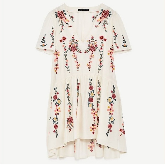 Zara Embroidered Dress - Picture 3 of 7